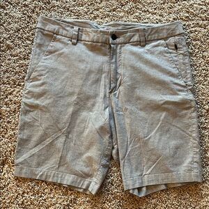 Lululemon Grey Flat Front Shorts with Lightweight Fabric - 31